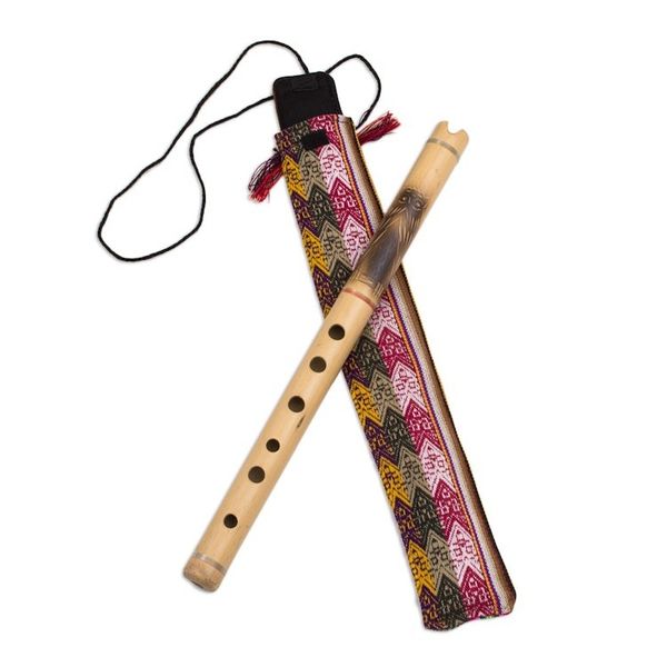 Alternate image for Peruvian Bamboo Quena Flute Night Owl