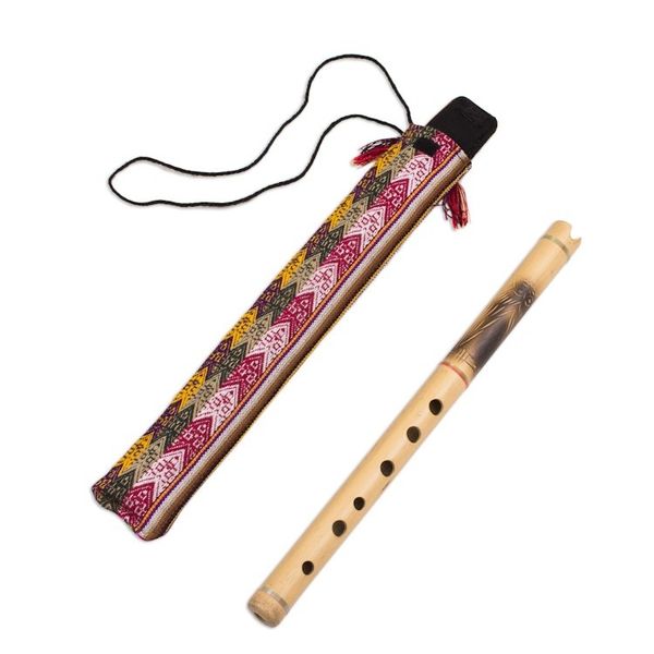 Alternate image for Peruvian Bamboo Quena Flute Night Owl