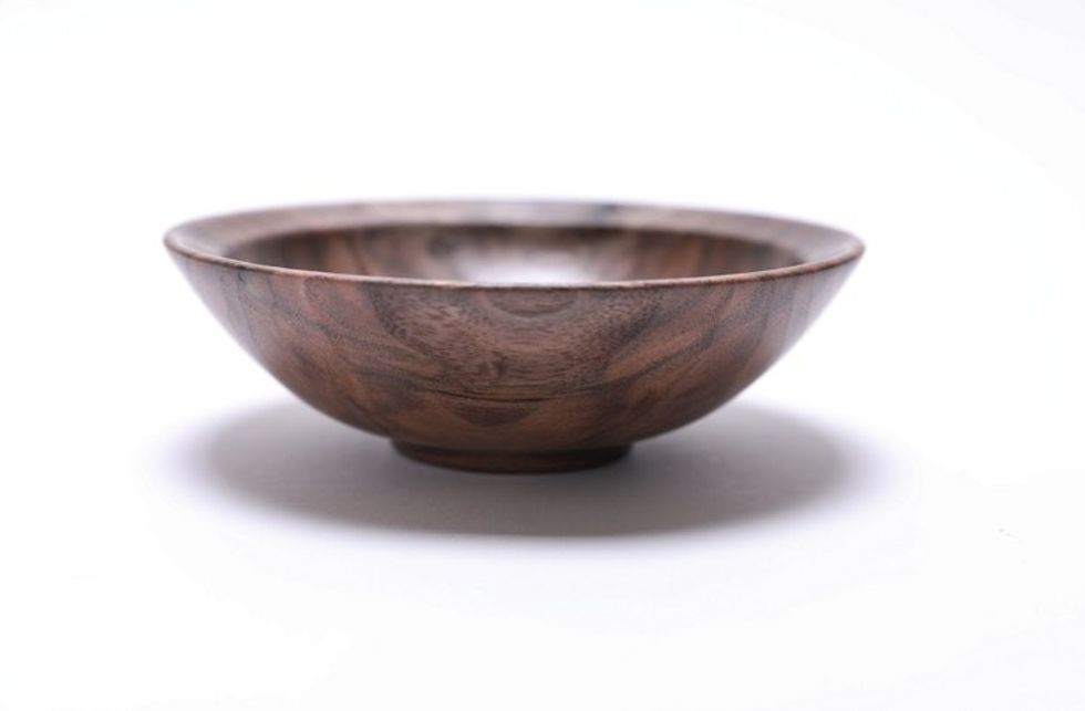 #2487 Small Wild Black Walnut Wooden Bowl 5 3/8" x 1 3/4"