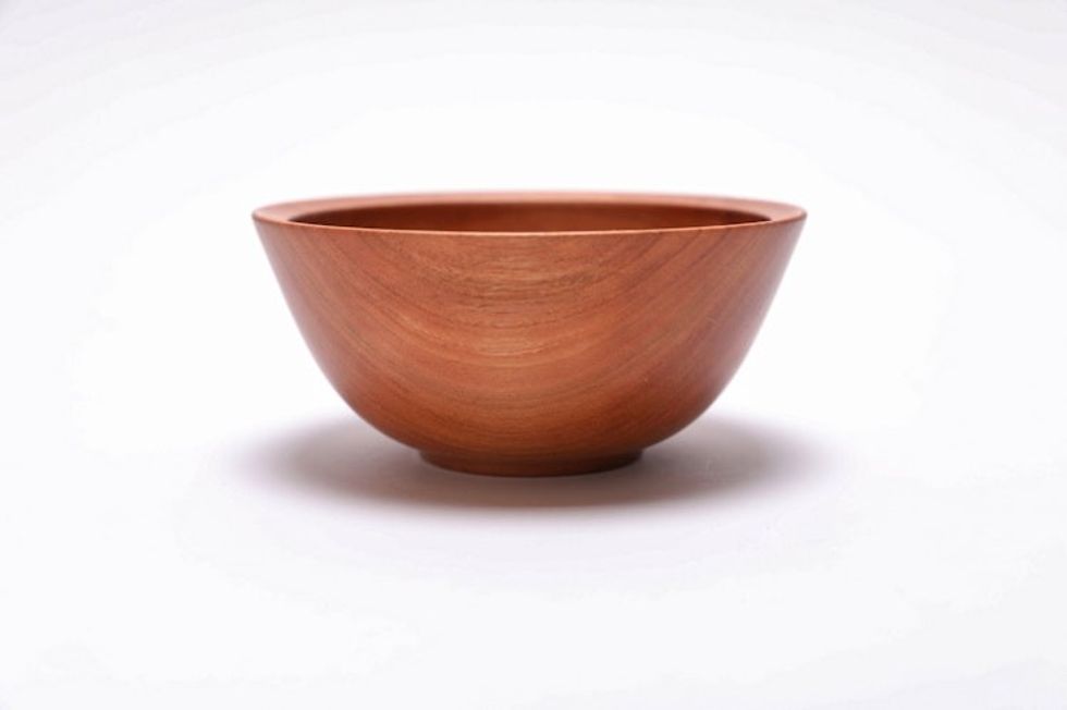 #2488 Small Wild Black Cherry Wooden Bowl 5" x 2 3/8"