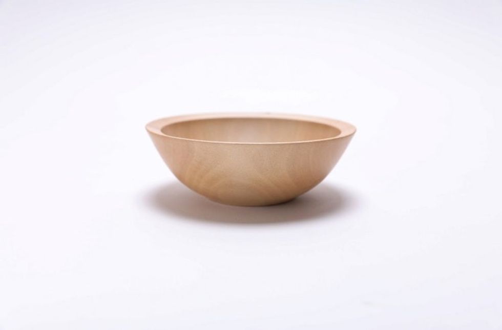 #2492 Small Holly Wooden Bowl 4 1/8" x 1 1/2"