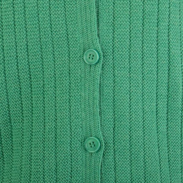 Alternate image for Cable Knit and Striped Green 100 Alpaca Button-Up Sweater Dreamy Green