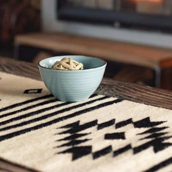 Alternate image for Wool Table Runner With Northern Native American Design Peru South and North