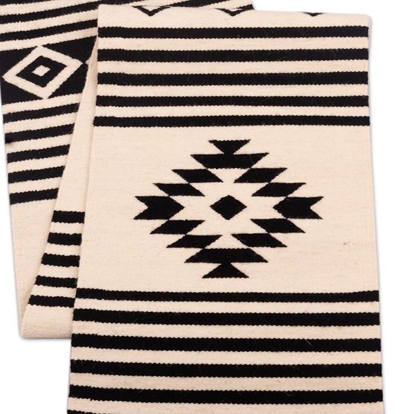 Alternate image for Wool Table Runner With Northern Native American Design Peru South and North