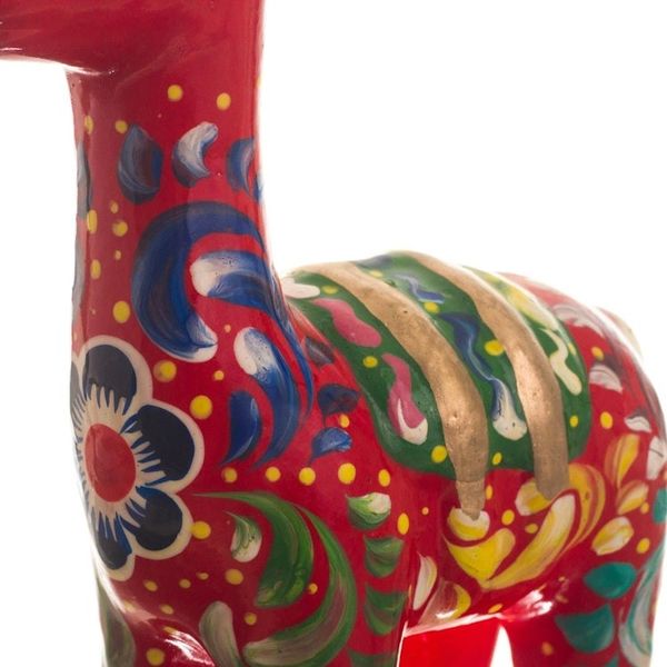 Alternate image for Hand Crafted Small Ceramic Llamas Set of 3 Colors of the Andes