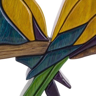 Alternate image for Wood Bird Sculpture Bee Eaters