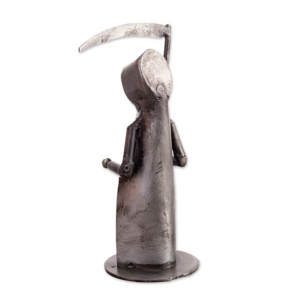 Alternate image for Abstract Modern Recycled Metal Figurine of Death The Reaper The Reaper
