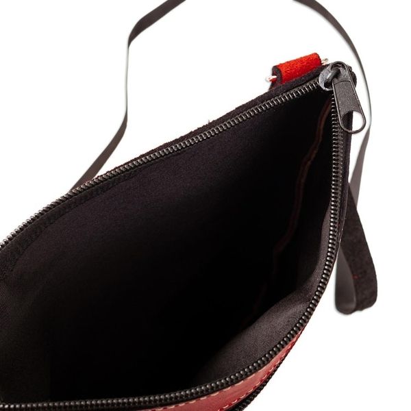 Alternate image for Red Llama Suede Sling with Adjustable Leather Strap Little Red Llama