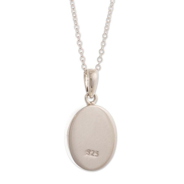 Alternate image for Natural Handcrafted Andean Amazonite Pendant Necklace Naturally Beautiful