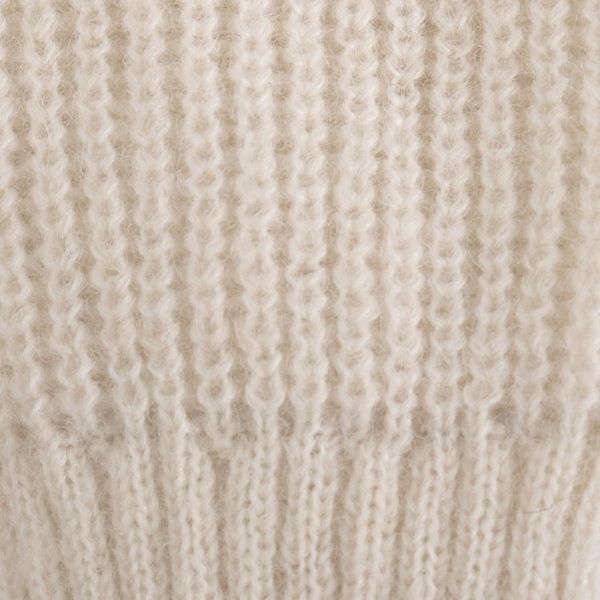 Alternate image for Knit Alpaca and Wool Blend Fingerless Mitts in Natural Ivory Natural Epoch