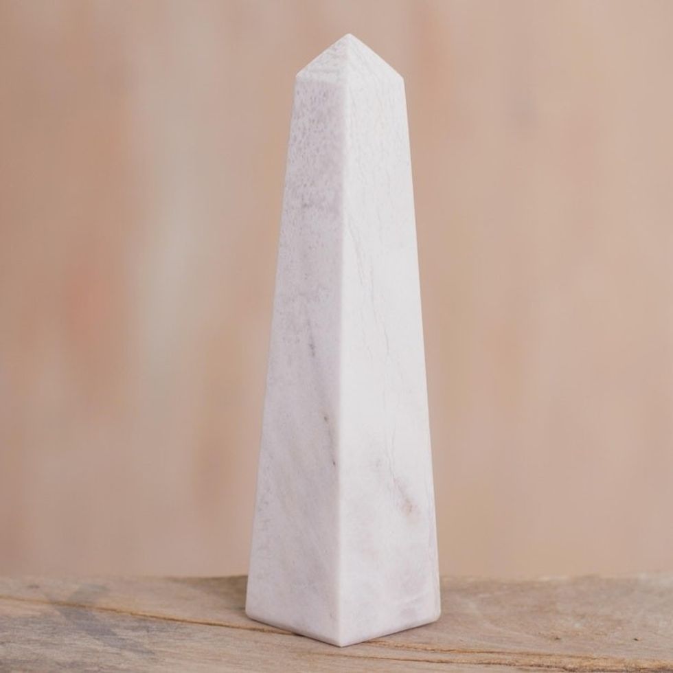 Onyx Obelisk Gemstone Sculpture 'Protection'