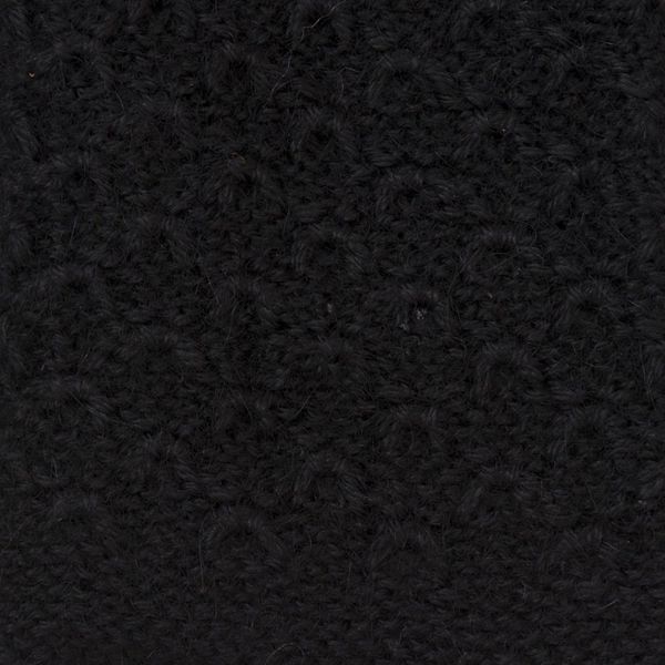 Alternate image for Patterned 100 Baby Alpaca Fingerless Mitts in Black Passionate Pattern in Black