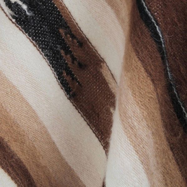 Alternate image for Mens Handowen Alpaca Wool Poncho Inca Chief