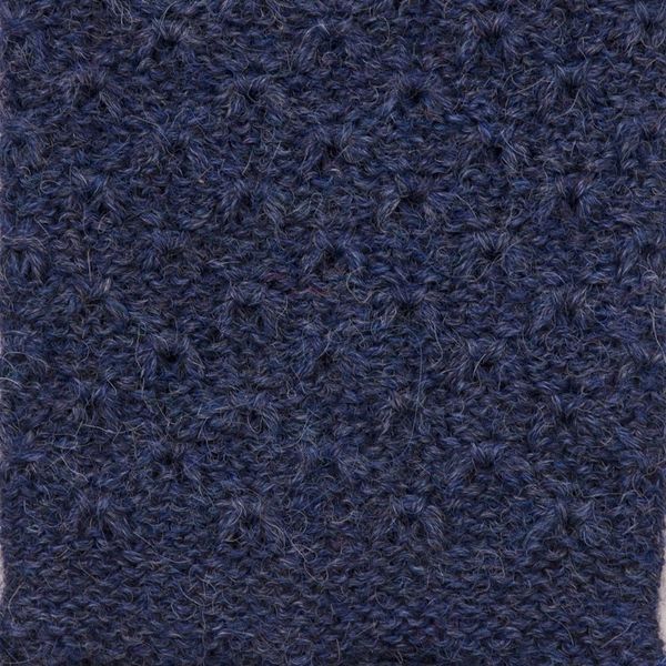 Alternate image for Patterned 100 Baby Alpaca Fingerless Mitts from Peru Passionate Pattern in Indigo