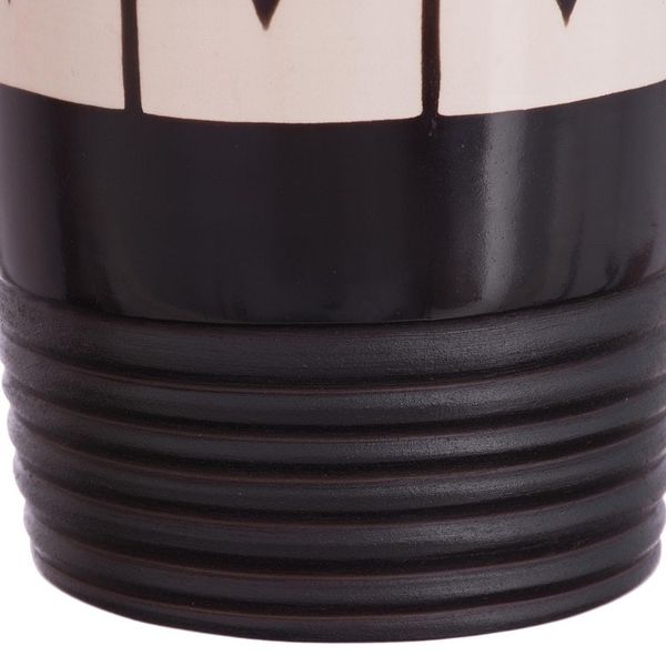 Alternate image for Hexagon Motif Chulucanas Ceramic Decorative Vase from Peru Chulucanas Rain