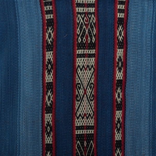 Alternate image for Tasseled Blue Alpaca Shoulder Bag Cusco Skies