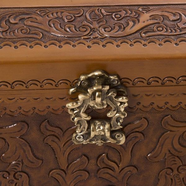 Alternate image for Handcrafted Cedar Wood Chest from Peru Majestic Memories