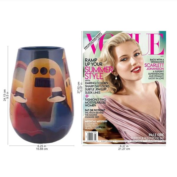 Alternate image for Artisan Crafted Cuzco Ceramic Folk Art Vase Convent Girl