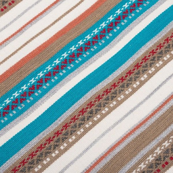 Alternate image for Handwoven Striped Alpaca Blend Throw from Peru Morning Stripes