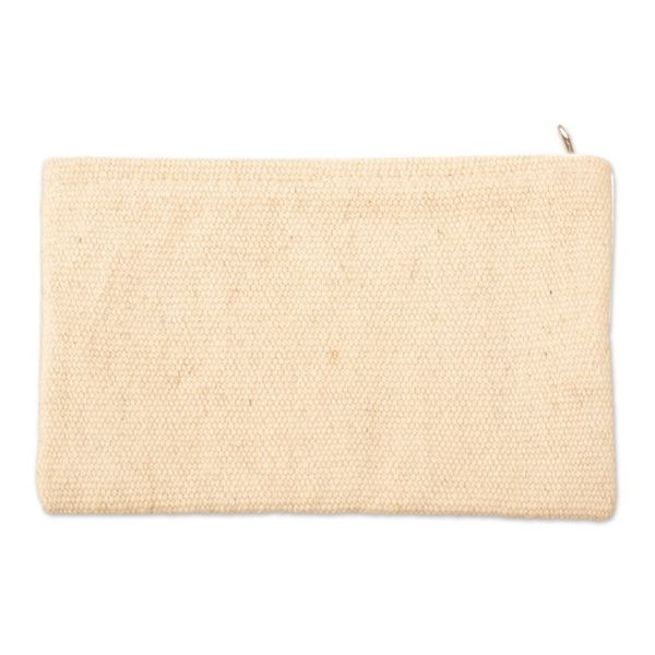 Alternate image for Colorful Wool Floral Cosmetic Bag Hand-Woven in Peru Stepping Stones