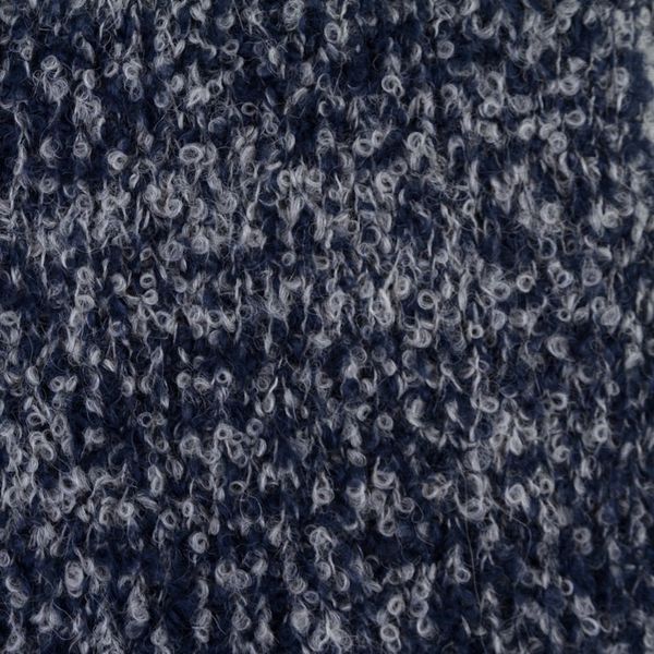 Alternate image for Peruvian Alpaca Blend Scarf in Blue and Grey Boucle Blue Boucle