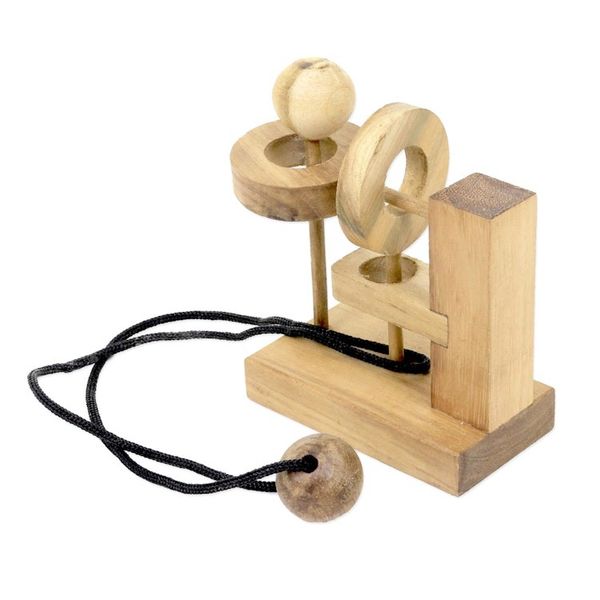 Alternate image for Hand Crafted Recycled Teak Wood Executive Game from Java Sneaky Ball