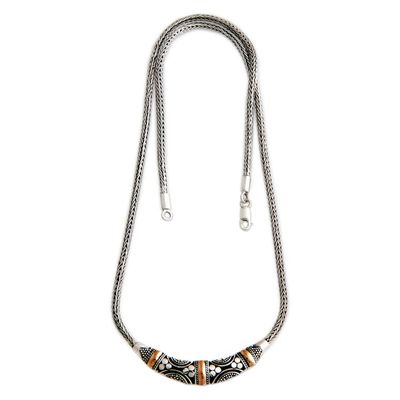 Alternate image for Gold accent pendant necklace Taman Ayun Goddess