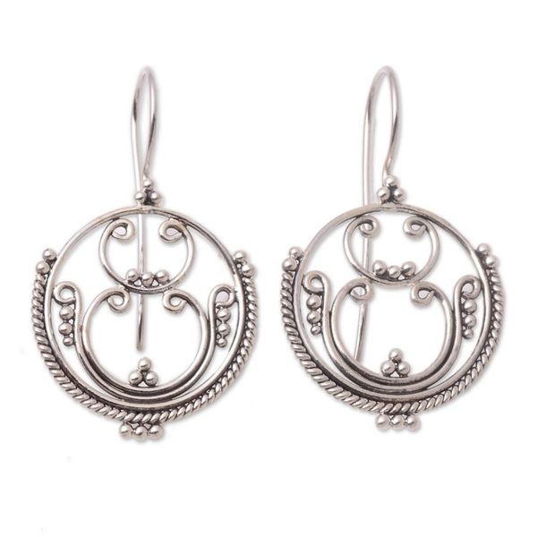 Alternate image for Sterling silver drop earrings Mystique