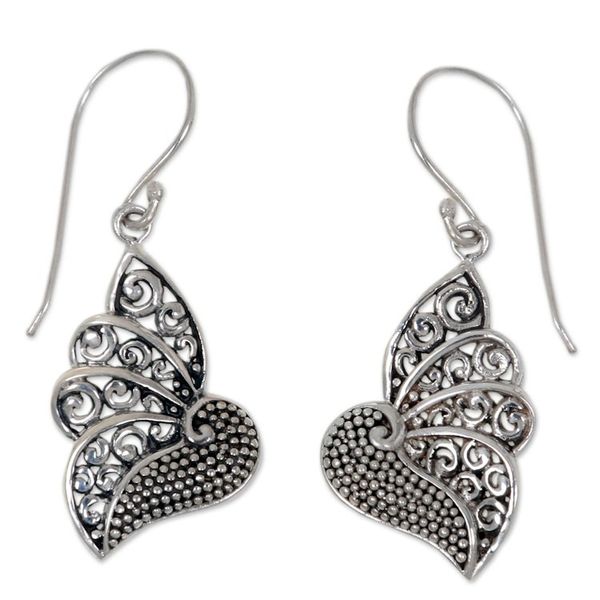 Alternate image for Sterling silver dangle earrings Timeless Soul