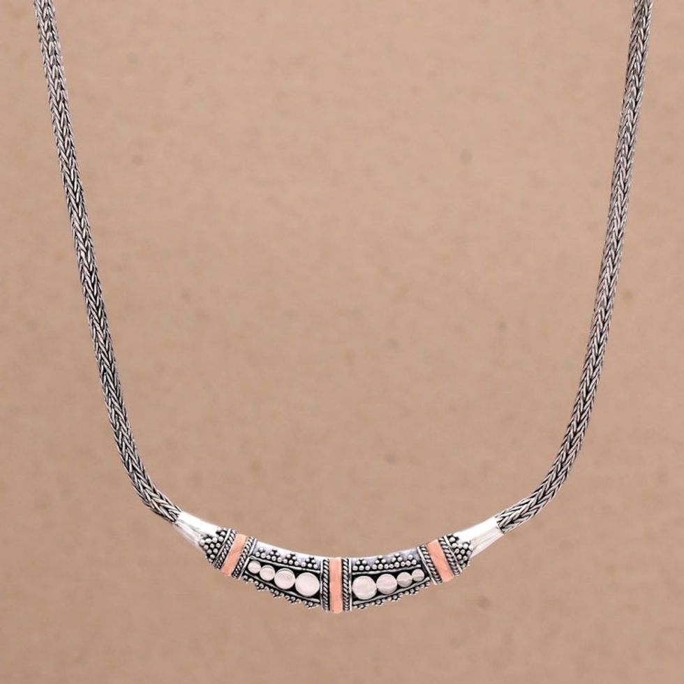Women's Gold Accent Chain Necklace 'Eden'