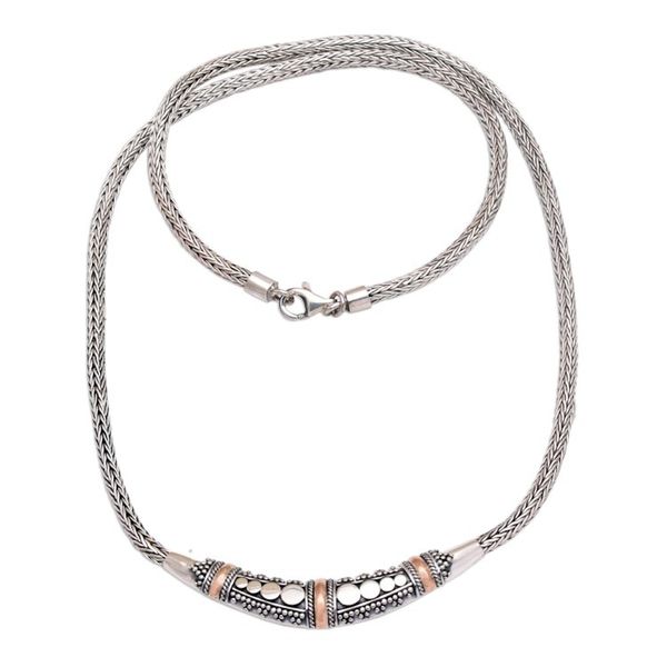 Alternate image for Womens Gold Accent Chain Necklace Eden