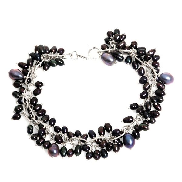 Alternate image for Cultured Peacock Pearl Beaded Bracelet from Indonesia Grapevine