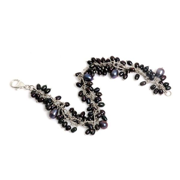 Alternate image for Cultured Peacock Pearl Beaded Bracelet from Indonesia Grapevine