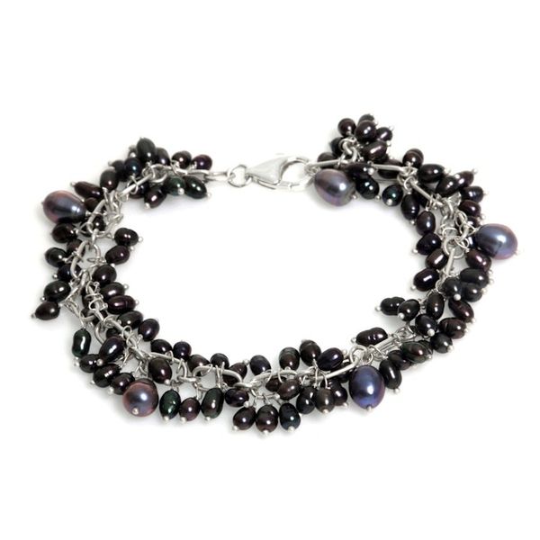 Alternate image for Cultured Peacock Pearl Beaded Bracelet from Indonesia Grapevine