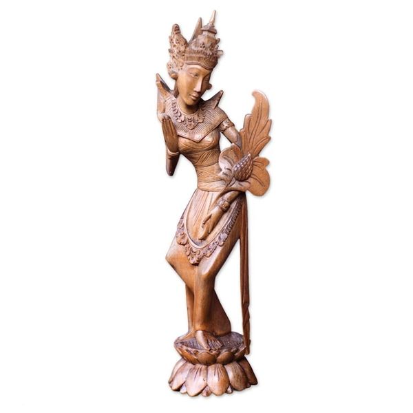 Alternate image for Wood statuette Goddess Sri Pudak