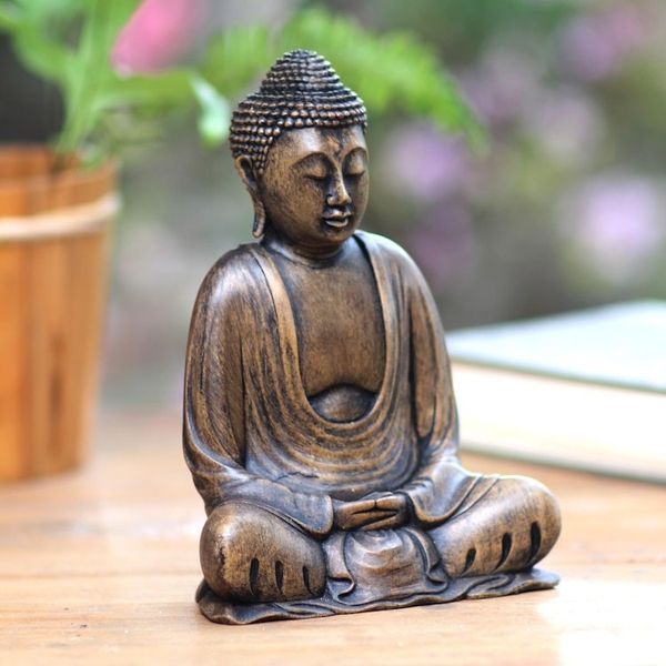 Alternate image for Balinese Wood Buddha in Meditation Sculpture Buddha Dhyana Mudra