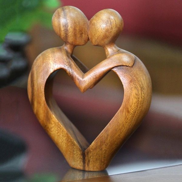 Alternate image for Romantic Heart Sculpture Sweet Love