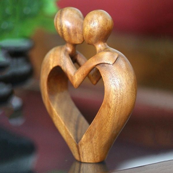 Alternate image for Romantic Heart Sculpture Sweet Love