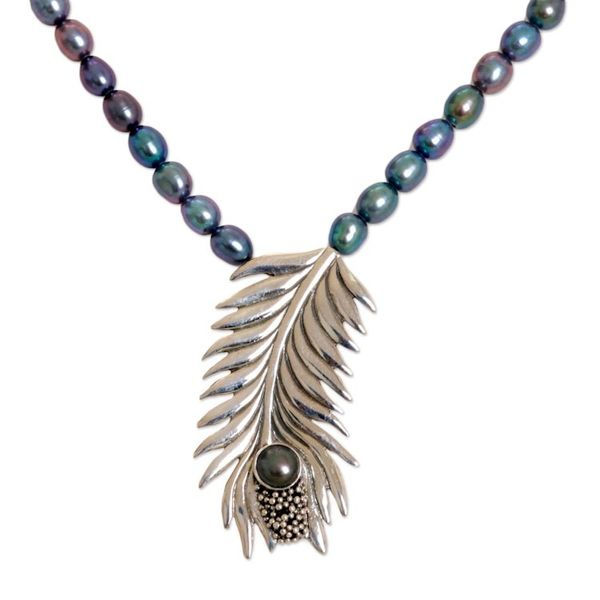 Alternate image for Sterling Silver and Pearl Choker Dewdrops