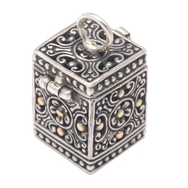 Alternate image for Sterling Silver Prayer Box Pendant My Prayers