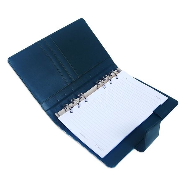 Alternate image for Handcrafted Batik Faux Leather Planner in Green from Java Ivy Geometry