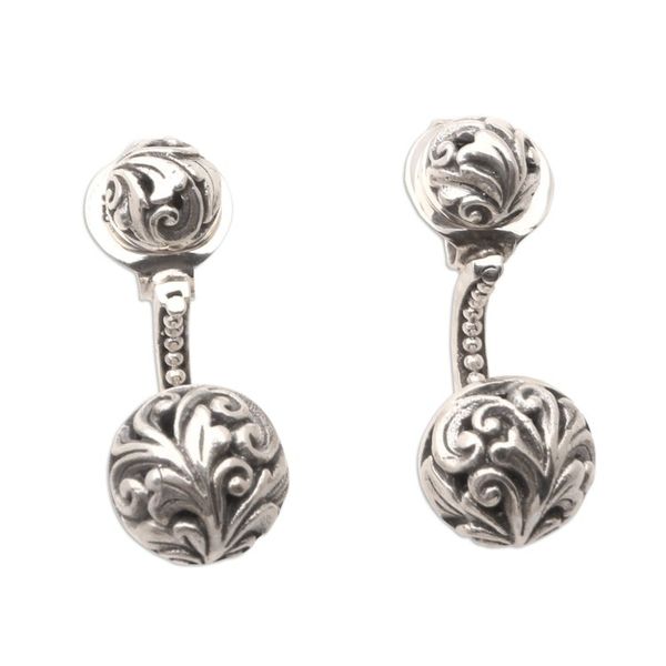 Alternate image for Artisan Crafted Sterling Silver Drop Earrings Act of Grace