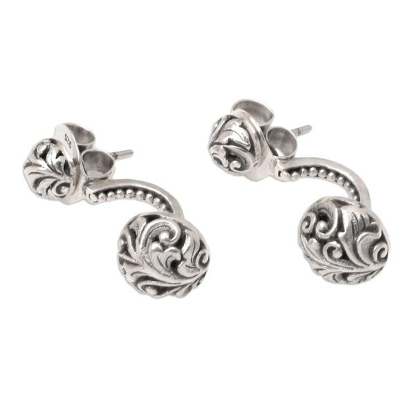 Alternate image for Artisan Crafted Sterling Silver Drop Earrings Act of Grace