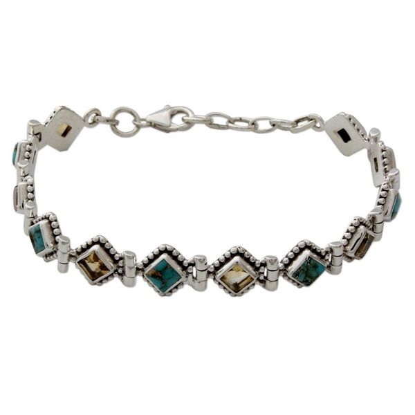 Alternate image for India Sterling Silver Tennis Bracelet with Citrine Bollywood Feast