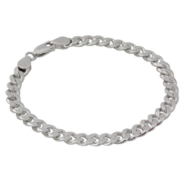 Alternate image for Indian Handcrafted Sterling Silver Mens Bracelet Hip Hop Connection