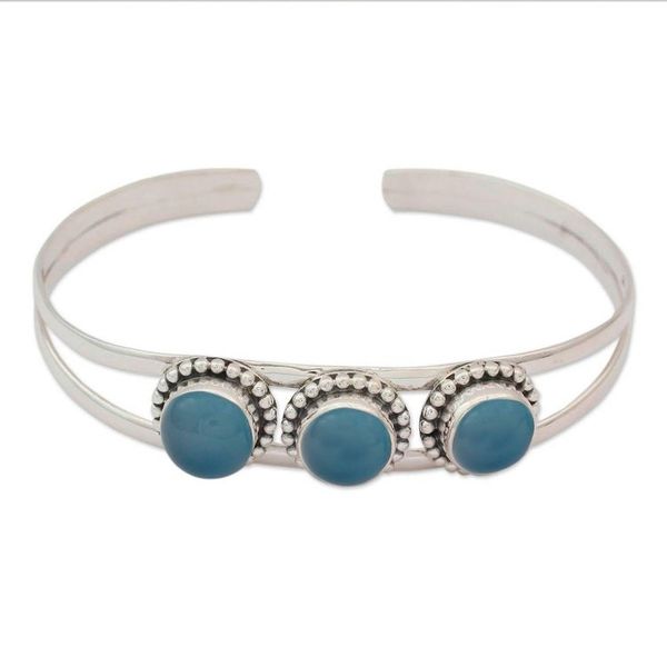 Alternate image for Chalcedony cuff bracelet Delightful