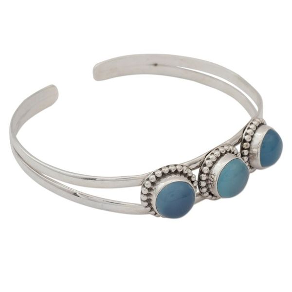 Alternate image for Chalcedony cuff bracelet Delightful