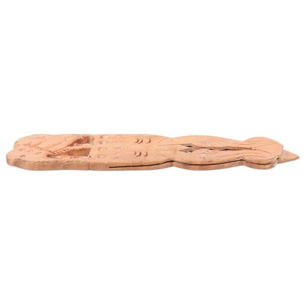 Alternate image for Handcrafted Kadam Wood Elephant Bookmark from India Royal Elephant