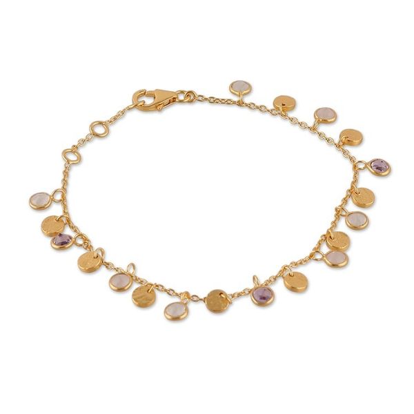 Alternate image for Fairy-Inspired Gold-Plated 2-Carat Multi-Gemstone Bracelet Fairy Fusion
