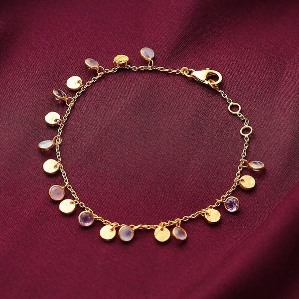 Alternate image for Fairy-Inspired Gold-Plated 2-Carat Multi-Gemstone Bracelet Fairy Fusion